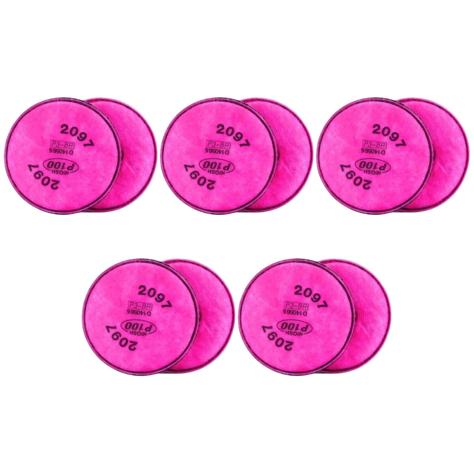 10PCS 2097 Filter Accessories Compatible with 3M 6200 6800 6900 7501 7502 7503