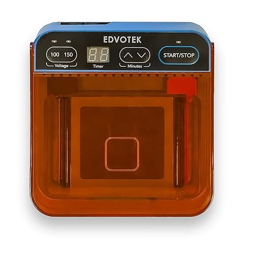 Miniatura 3 de Edvotek Edge Integrated Electrophoresis System - Resultados rápidos y en tiempo real en 20 minutos, caso de 1