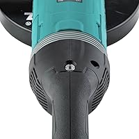 Vista 5 de Makita Amoladora angular GA9080 de 9", con mango giratorio e interruptor de bloqueo