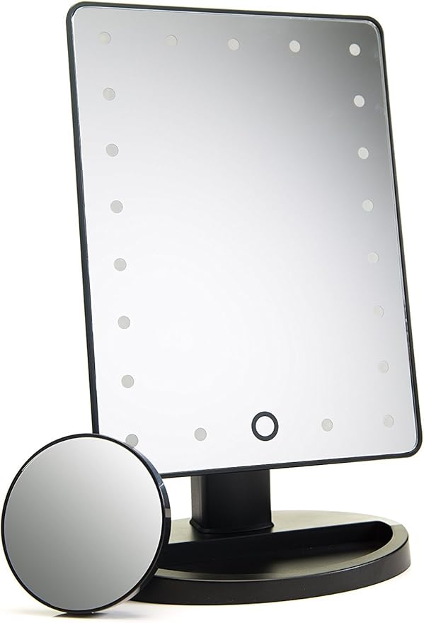 Absolutely Luvly Natural Daylight Lighted Makeup Mirror/Vanity Mirror with Touch Screen Dimming