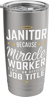 School Custodian School Staff Janitor School Sanitation Stainless Steel Insulated Tumbler