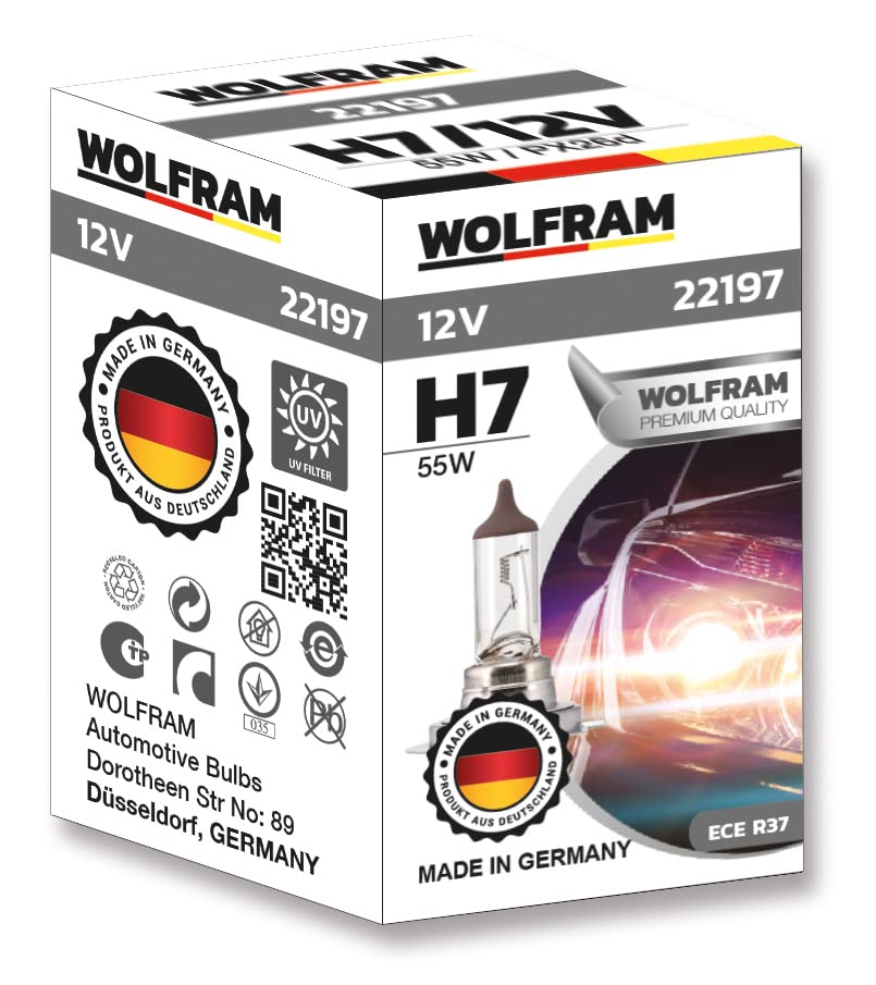 WolframHALOGEN BULB H7 12V 55W