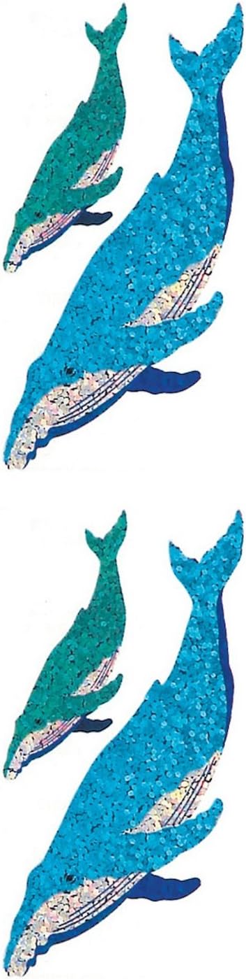Jillson Roberts Prismatic Stickers, Humpback Whales, 12-Sheet Count (S7045)