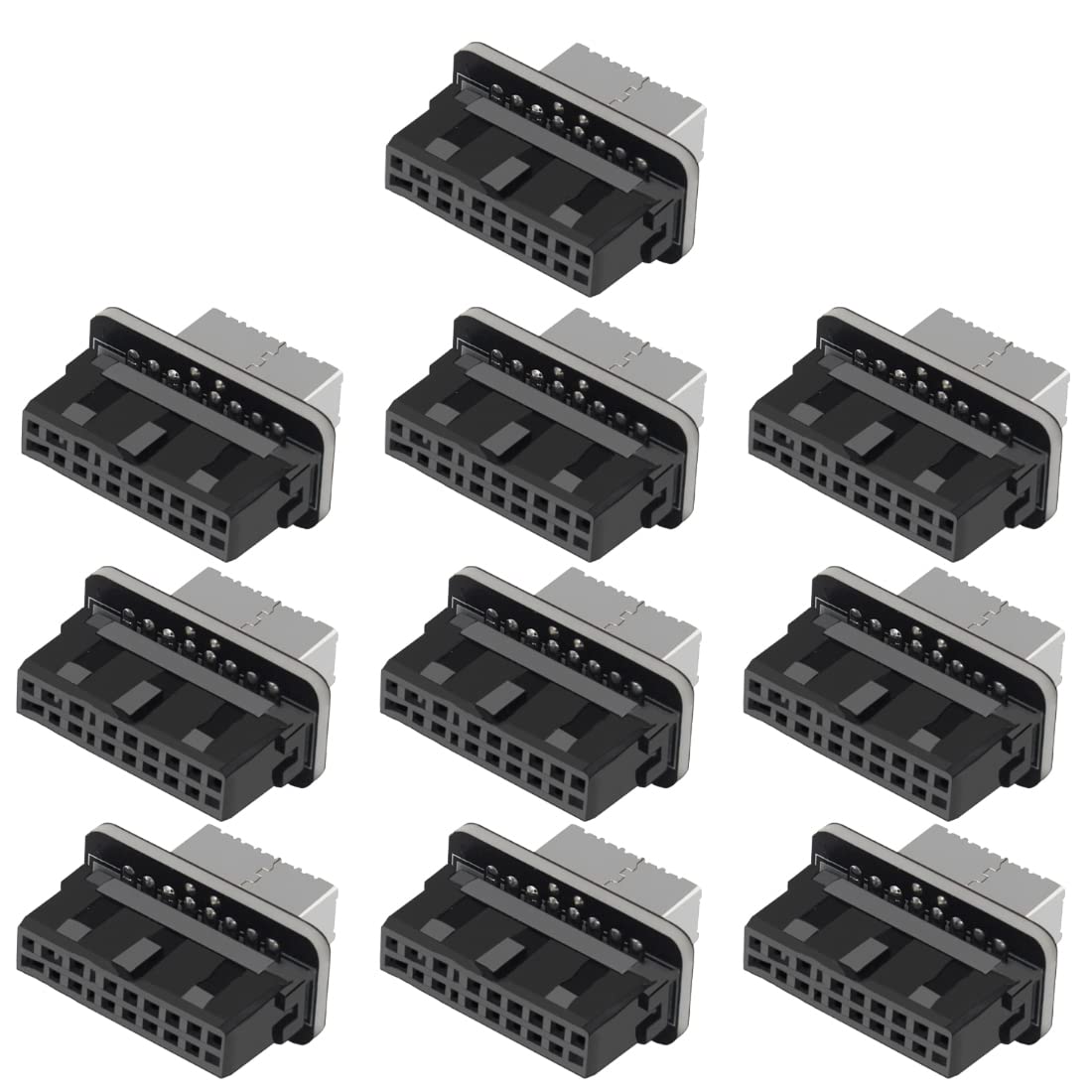 Adaptador USB 3.0 19/20P A Tipo E - Conversor Interno Para Panel Frontal USB-C En PC