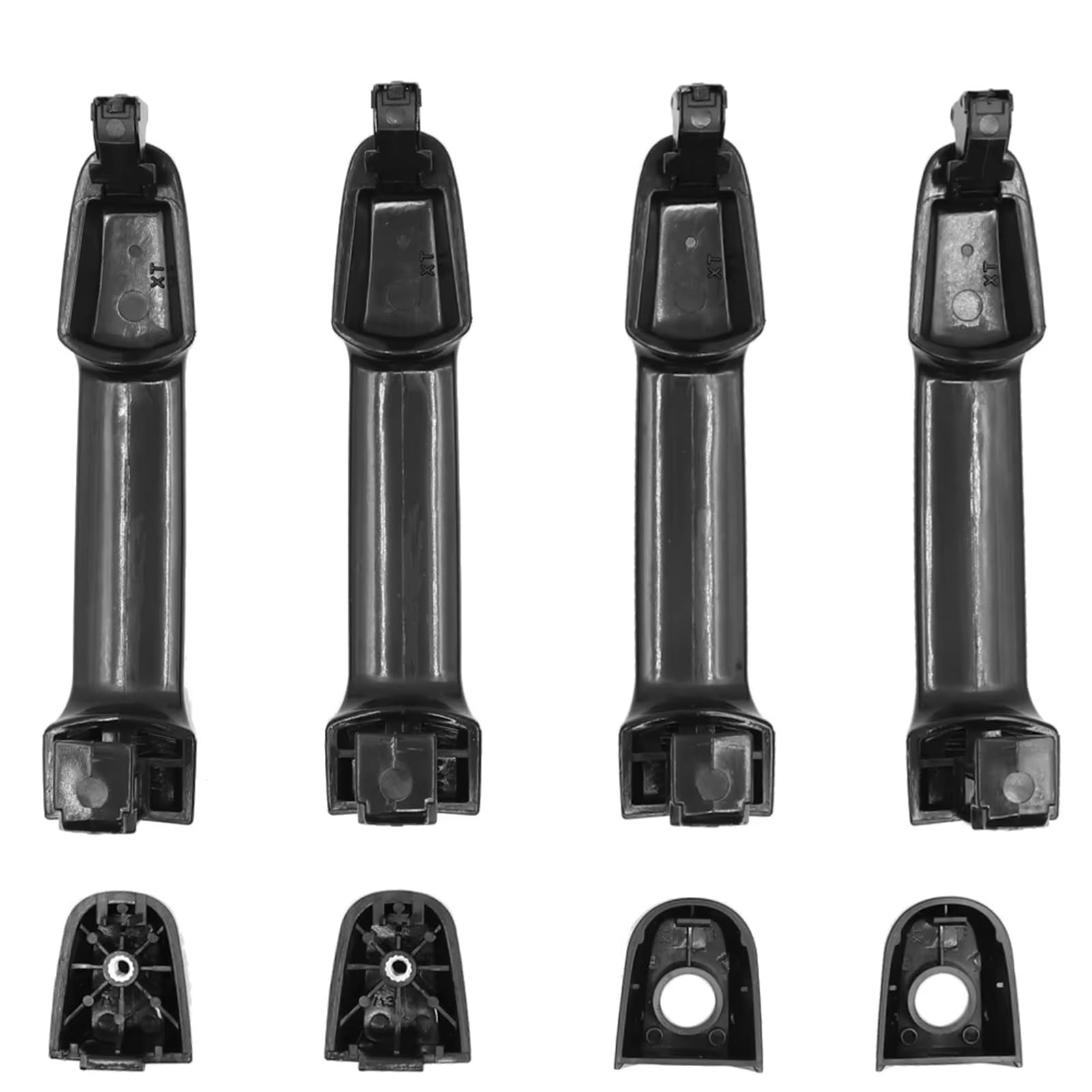 Leryycx One Color With A Clasp Compatible With Toyota For Matrix For Corolla For Highlander 2003 2004 4Pcs Exterior Door Handles Oem: 69211-Aa010 69211-Aa020