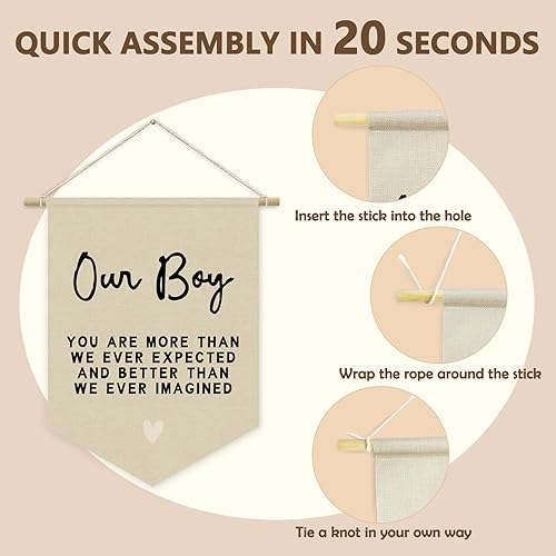 Miniatura 84 de Decoración de pared azul marino para habitación de niños, decoración de pared para dormitorio de niños, decoración de habitación de niños, Azul