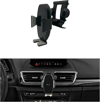 Car Phone Holder for Mazda 3 20172018,Vehicle-Specific Dashboard Phone Mount,360 Rotating Adjustable Phone Cradle,Stable Clip Design Cell Phone Holder,Mazda 3 Interior Accessories