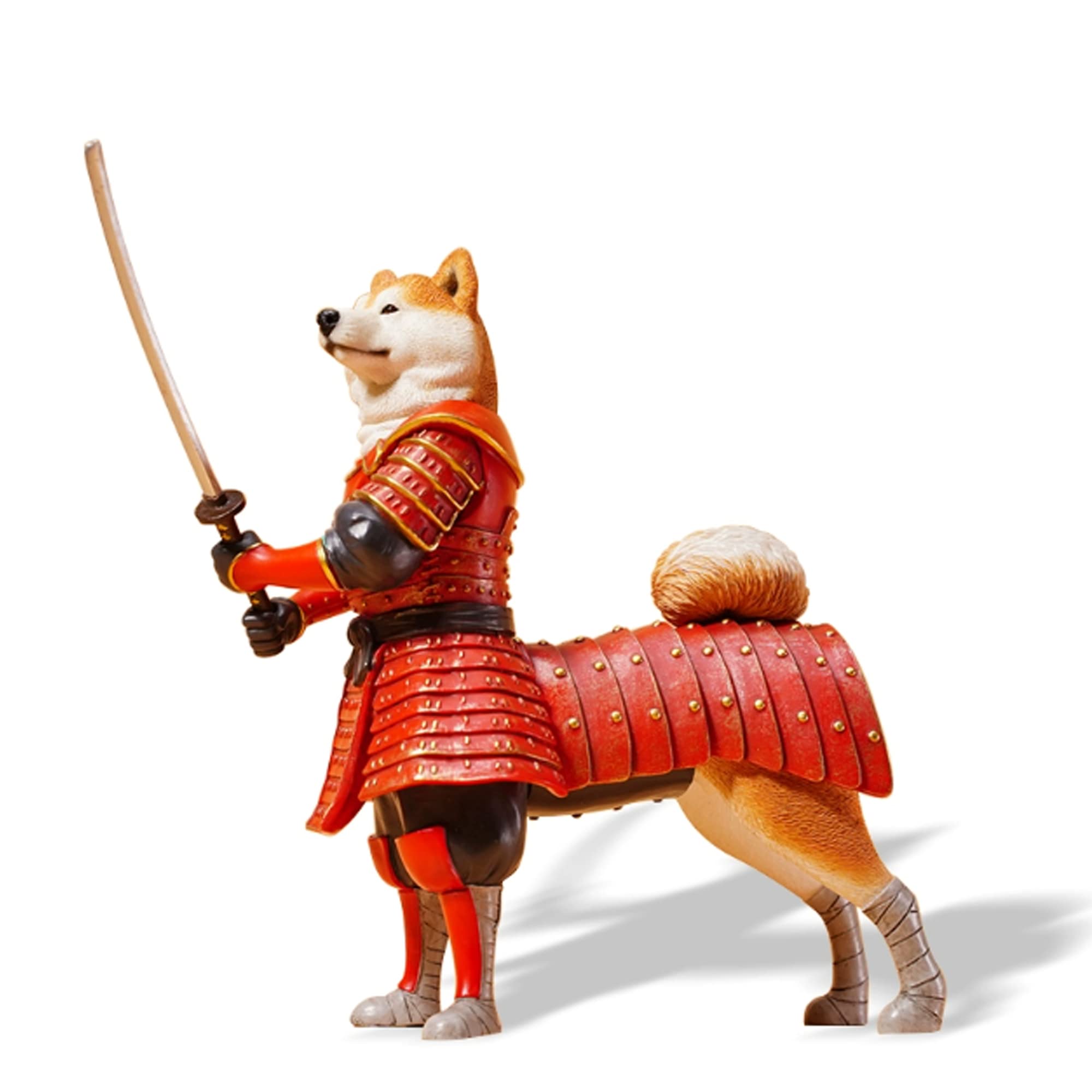 Amazon.com: MMOS X JXK Samurai Shiba Inu with Samurai Sword Dog
