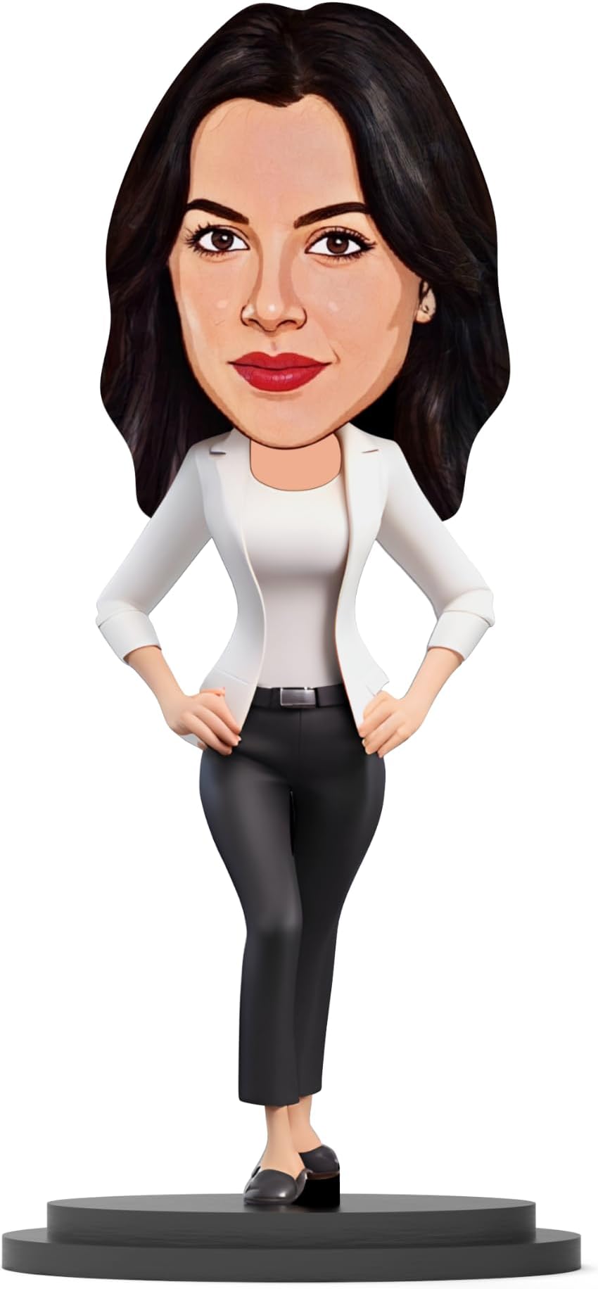 Avataar Studio Personalized Gift for Friends, Sister, BFF, Girlfriend, Character Caricature Photo Frame Unique Design Customized Gift for Friends & Family (GIRL POSE - 3, 7 INCHES)