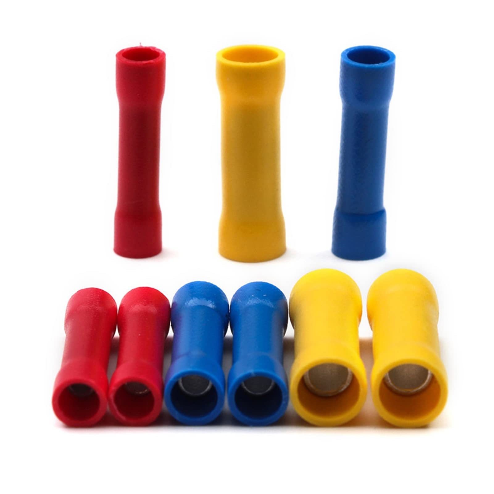 LIUYI 100/50PCS Insulated Crimp Terminals Electrical Wire Cable Butt Connectors Crimping Terminal BV1.25 BV2.5 BV5.5 (Color : Mix, Pins : 50PCS) (B0B1TYBJC3) Amazon Price History, Amazon Price Tracker