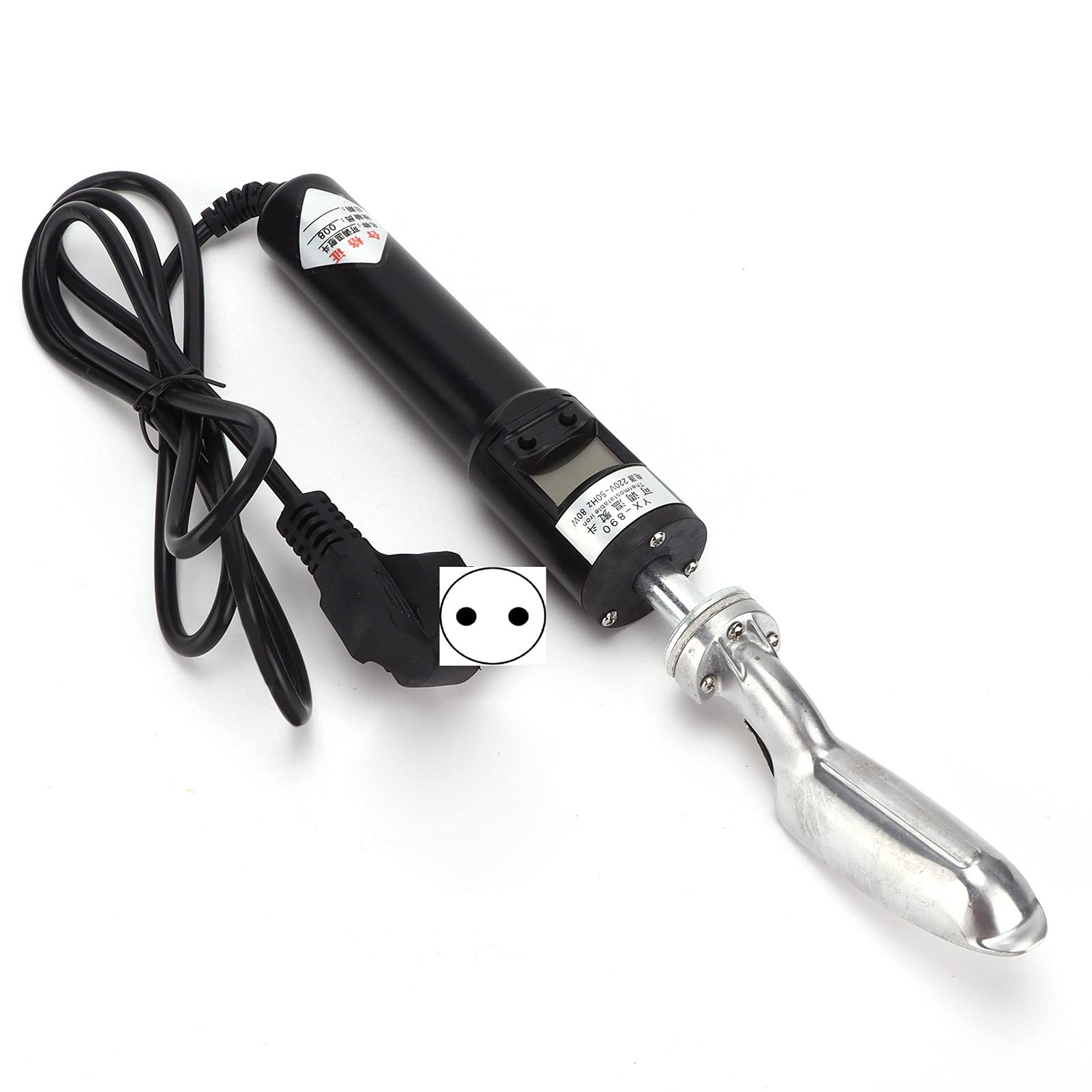 Mini ferro da stiro portatile, compatto e pratico YX-890, temperatura regolabile 50-300℃, punta in lega di alluminio, per vestiti, scarpe, pelle, cucito, viaggio, 220V