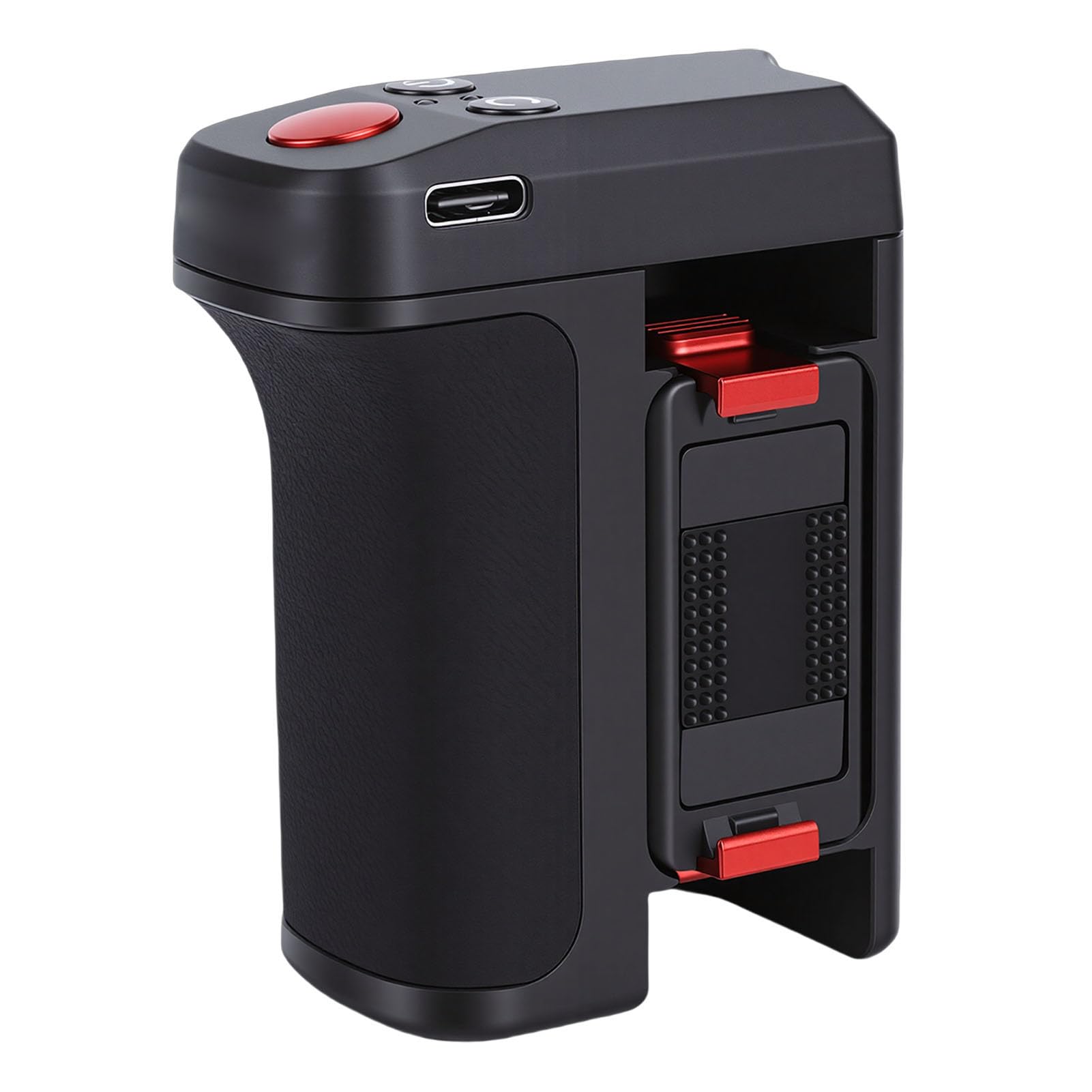 Zunate Empuñadura para Cámara de Acción, Zapata Fría con Bluetooth de Liberación Rápida para Fotografía Callejera, Aleación de Aluminio con Rosca 1/4
