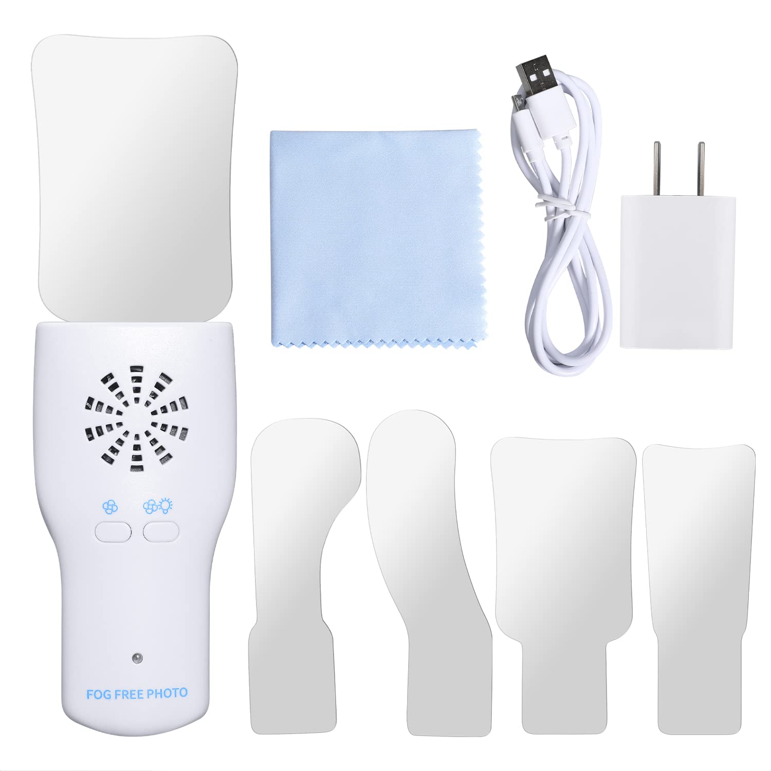 ANNWAH Dental Photography Mirrors Fog Free - Pofessional Dental Occlusal Mouth Mirror Anti-sctraching Surface Intraoral Mirrors with Handle