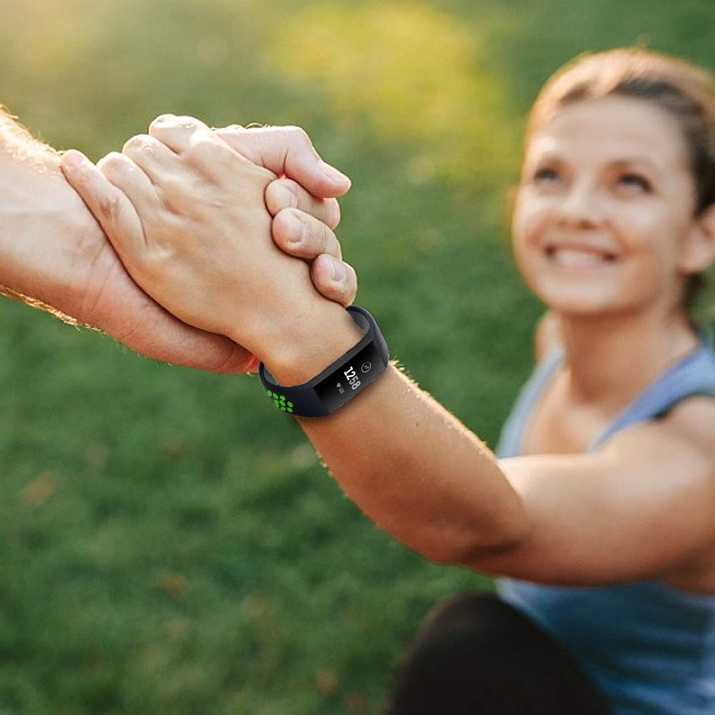 Correa Compatible Con Fitbit Charge 3 & 4 22,6mm Marrón