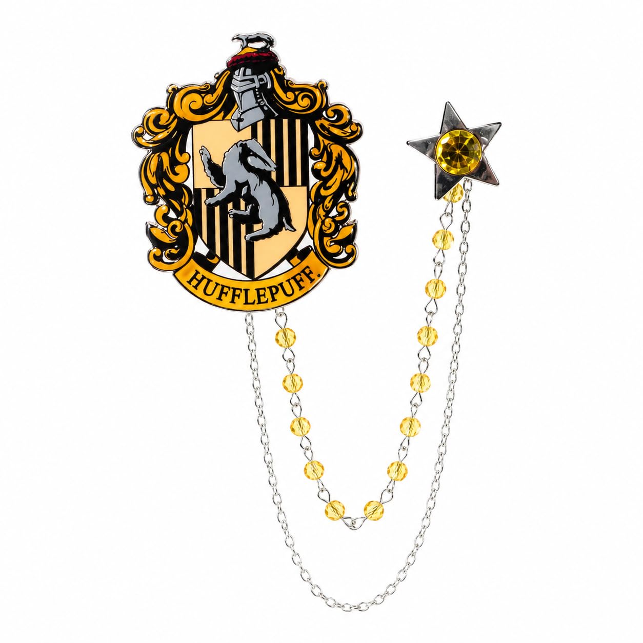 Harry Potter Brooch – Hufflepuff House Collectible Pin-image-49