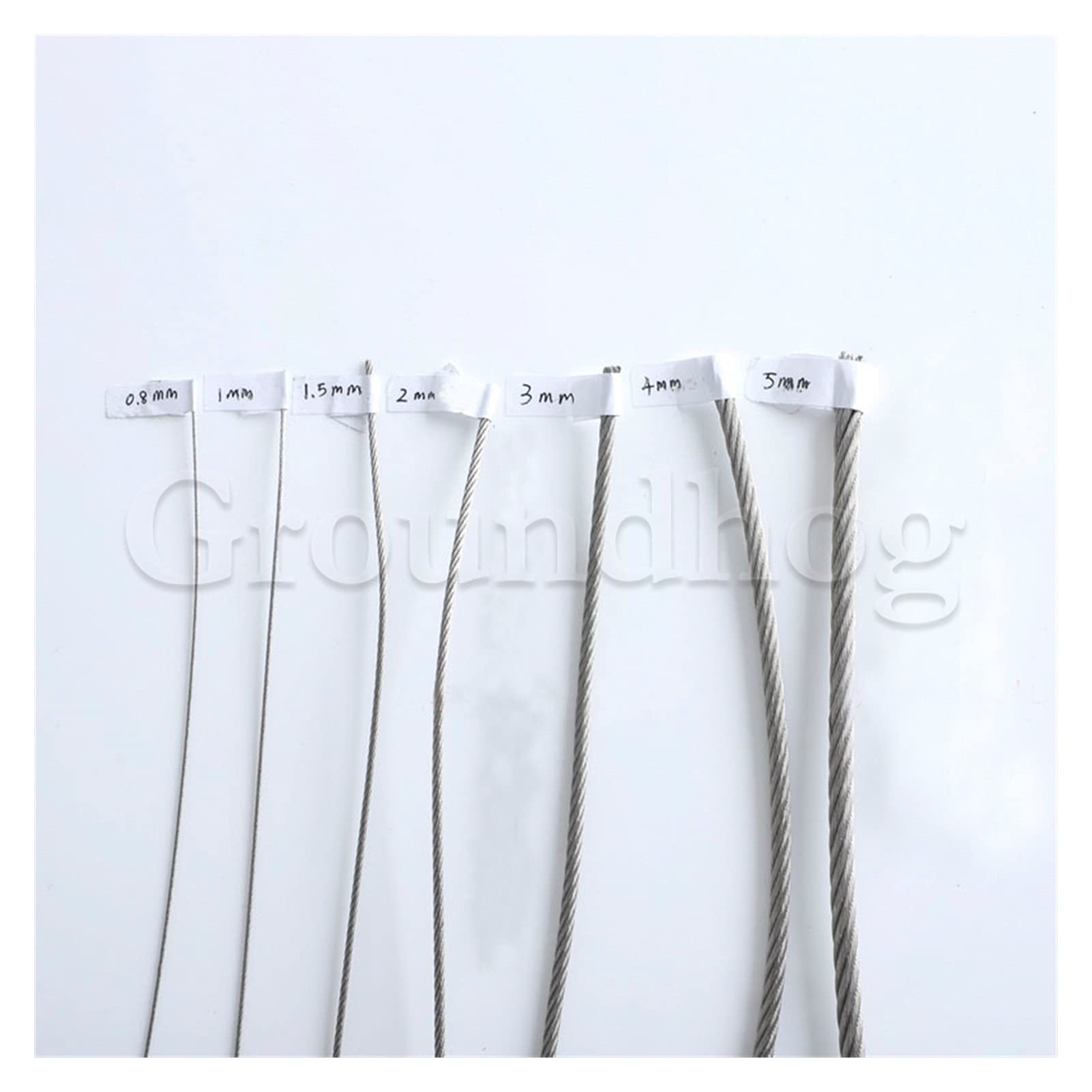Filo d'Acciaio,Fune Metallica 304 Cavo a Filo in Acciaio Inox 50m / 100m Cavo di Sollevamento da Pesca Morbido 7 * 7 stendibiancheria 1 mm / 1,2 mm / 1,5 mm / 2mm(1.2mm,100M)