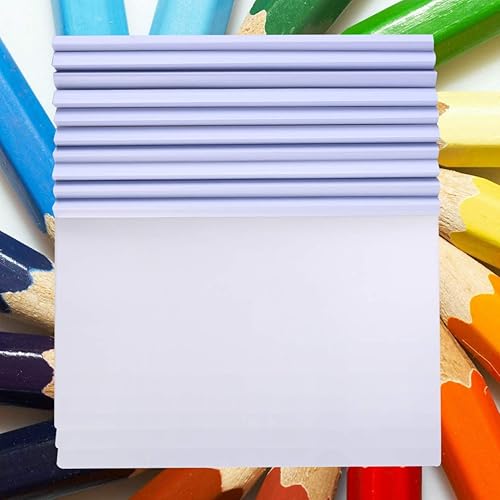 Miniatura 8 de STOBOK 20 piezas de plástico deslizante con clip para carpetas, cubierta blanca para archivos de oficina, barra de suministros deslizantes con