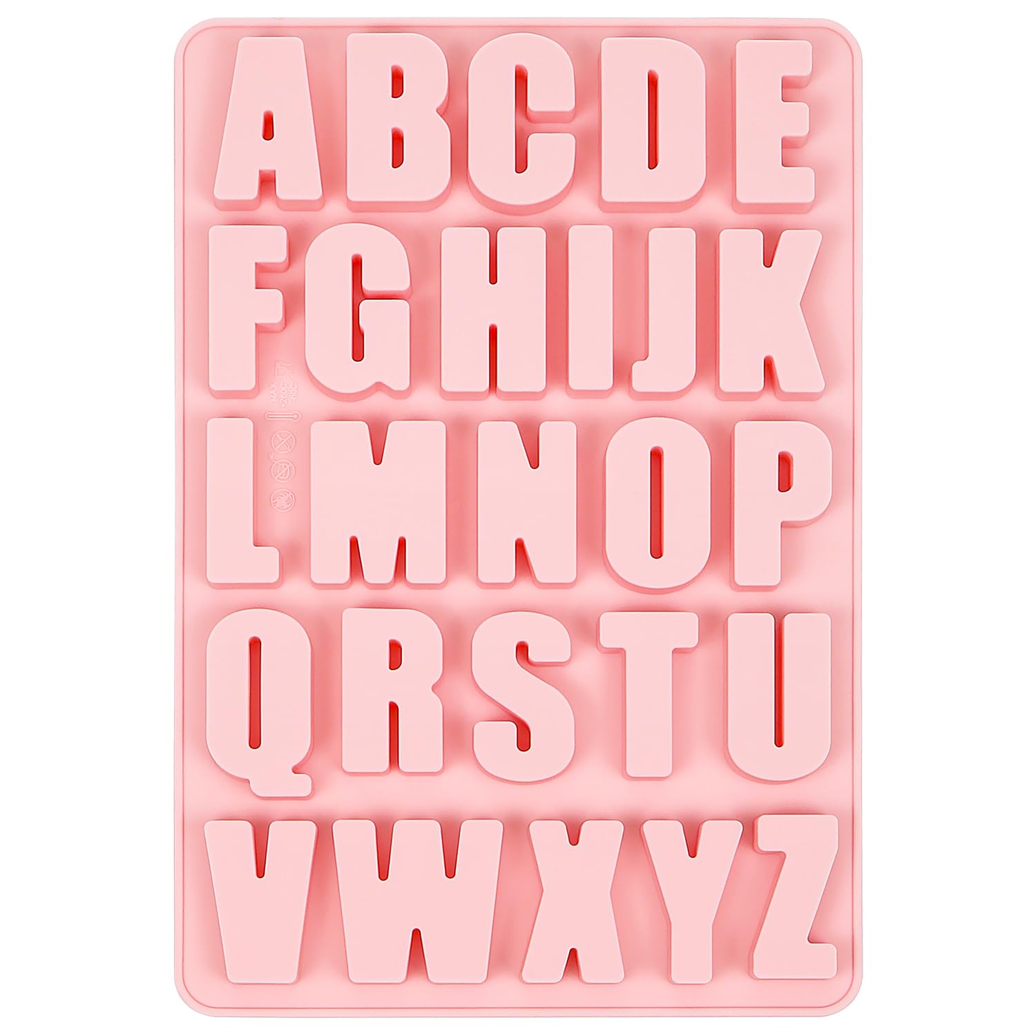Silikonform Alphabet A-Z – Für Harz, Seife, Schokolade, Backen, DIY Basteln