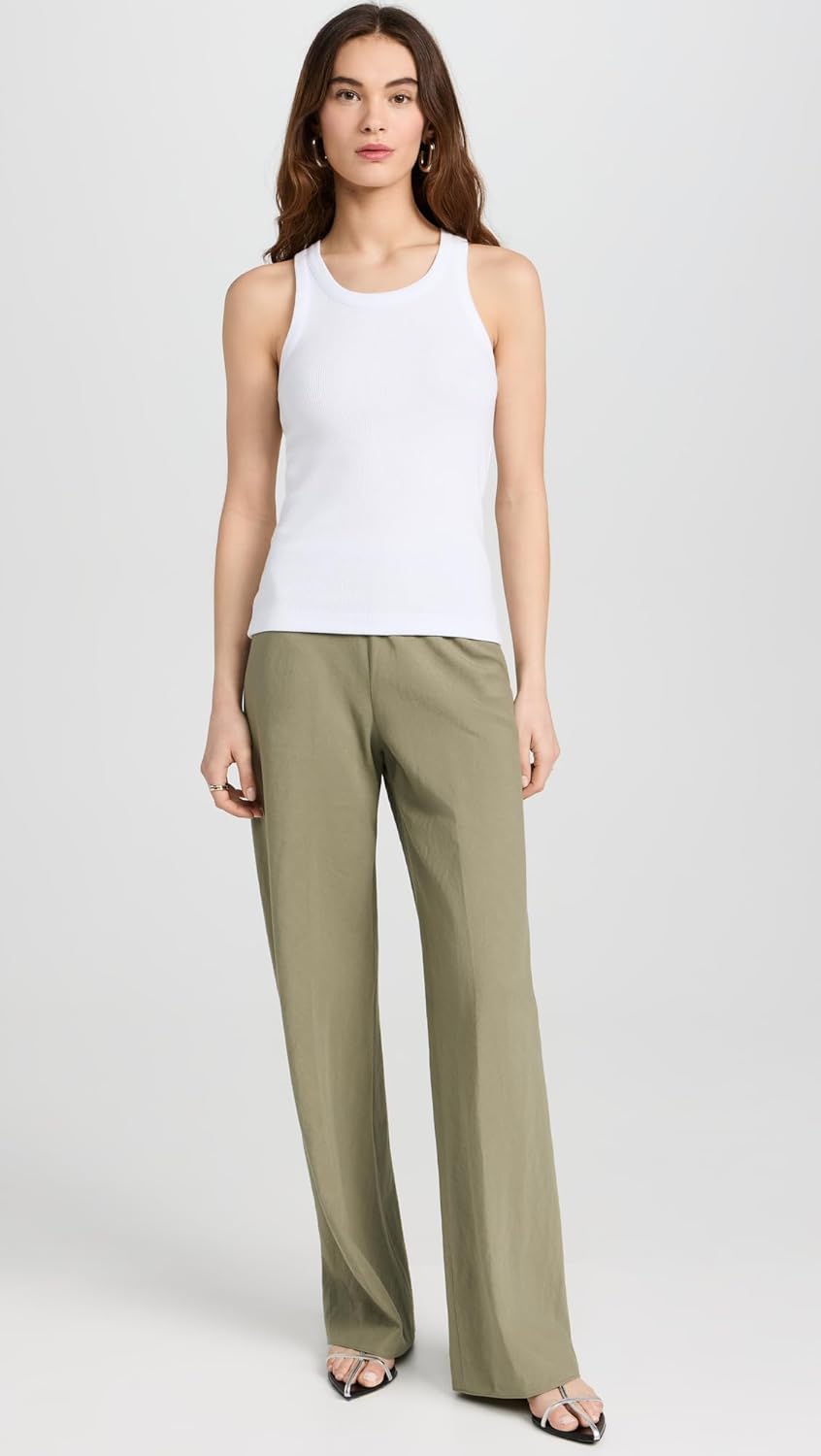Vince Women's High Waist Cotton Bias Pants - Image 5