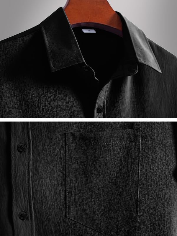 Image of Tee Projekt Solid Shirt for Men's ||Pop corn Shirt|| Solid Shirt for Men's|| Casual Shirt for Men||Half Sleeve Spread Collar Shirt for Men|| Pack of-2