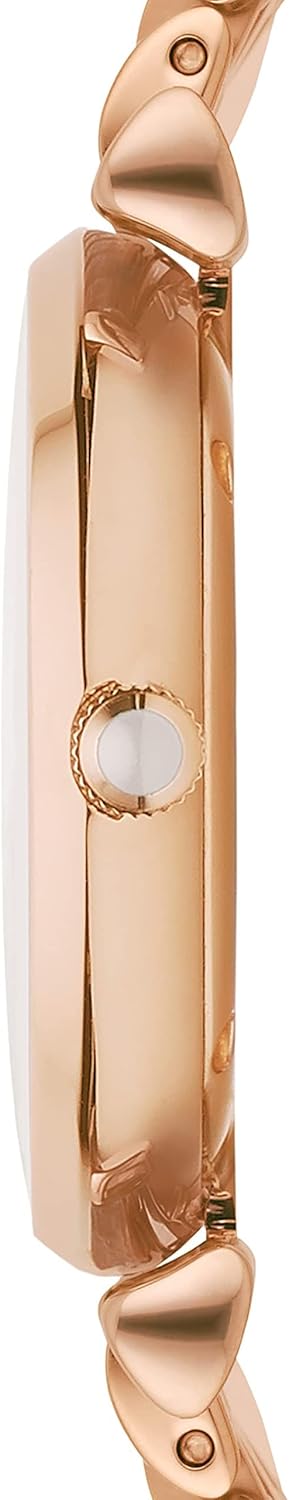 Emporio Armani Orologio Analogico Donna con Cinturino in Placcato in Acciaio Inox AR1909