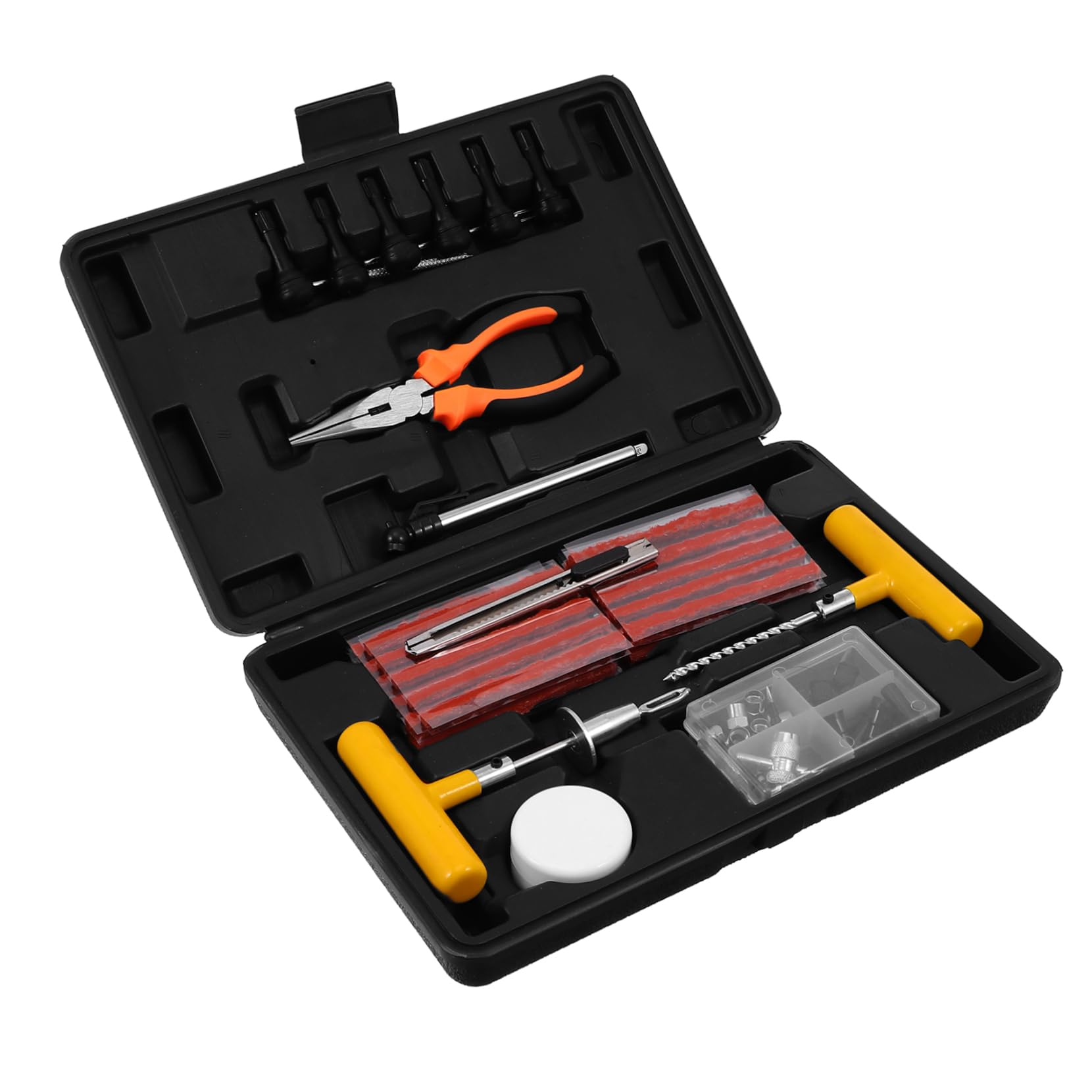 Cabilock 100pièces Kit De Réparation Pneu Voiture Pour Camions Motos Vélos Et Outils De Réparation