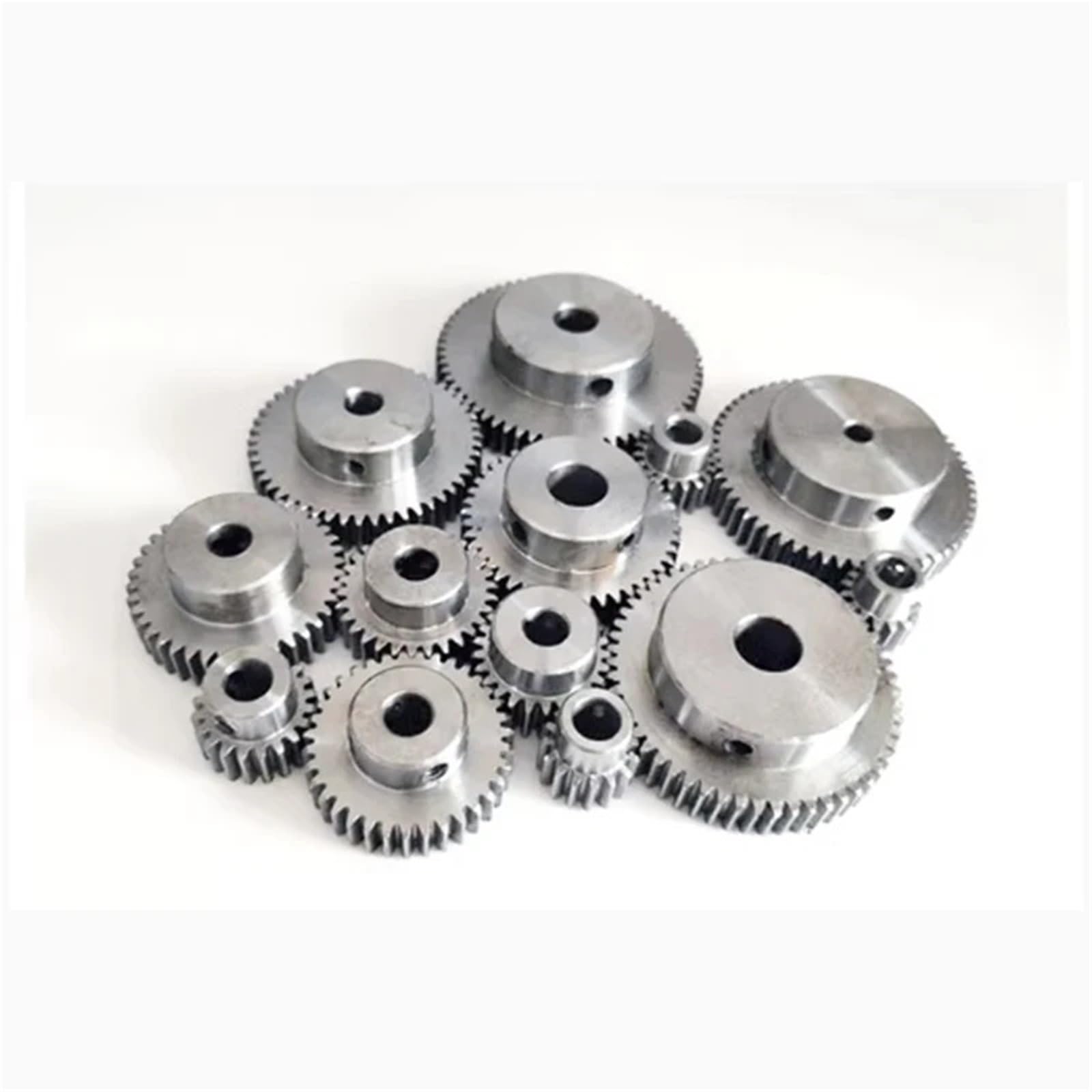 1 Stück 16-Zähne-Stirnrad mit 1M-Modul – Metall-Motornabe/konvexes Zahnrad(6.35mm 1pc 1M16Teeth)