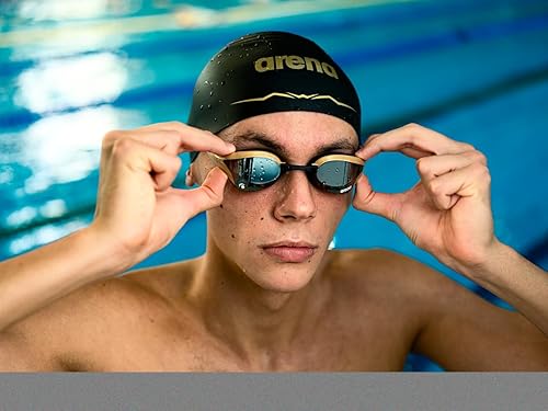 Miniatura 19 de ARENA Gafas de natación unisex Cobra Core Swipe Anti-niebla Racing para hombres y mujeres de policarbonato espejo/lente sin espejo