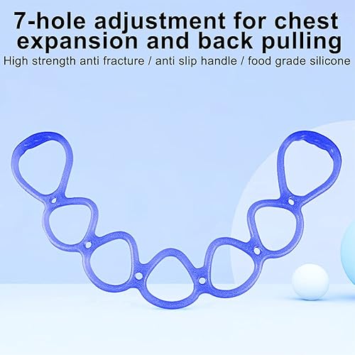 Miniatura 3 de Banda de ejercicio de resistencia y estiramiento de 7 anillos para fitness en casa, entrenamiento central, terapia física (verde)