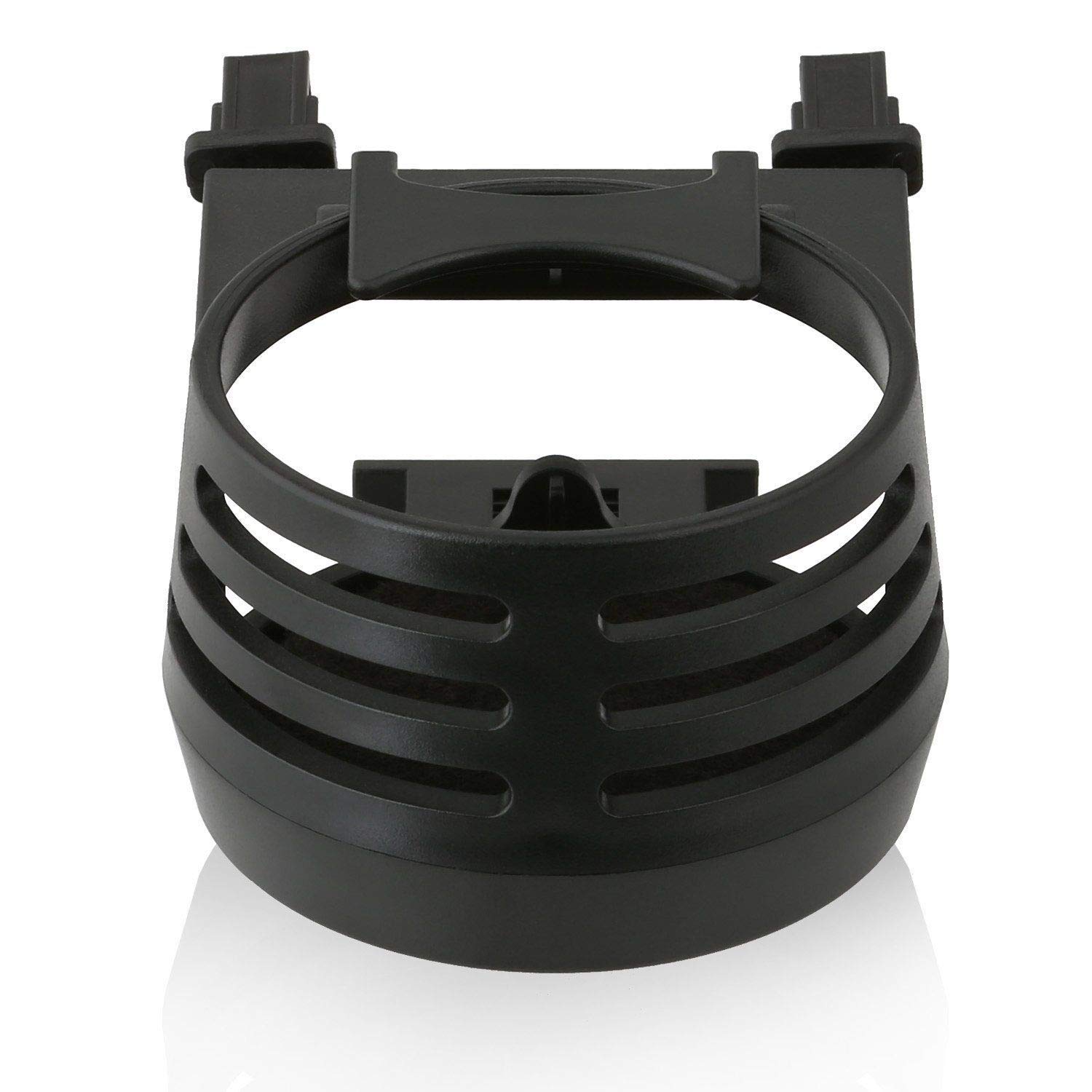Wicked Chili 2X Car Beverage Holder Made in Germany - Porte-canettes | Porte-Tasses pour la Ventilation (canettes 0,25/0,33/0,5 L, Tasses à café, Tasses Thermo, diamètre : 53-70 mm) Noir