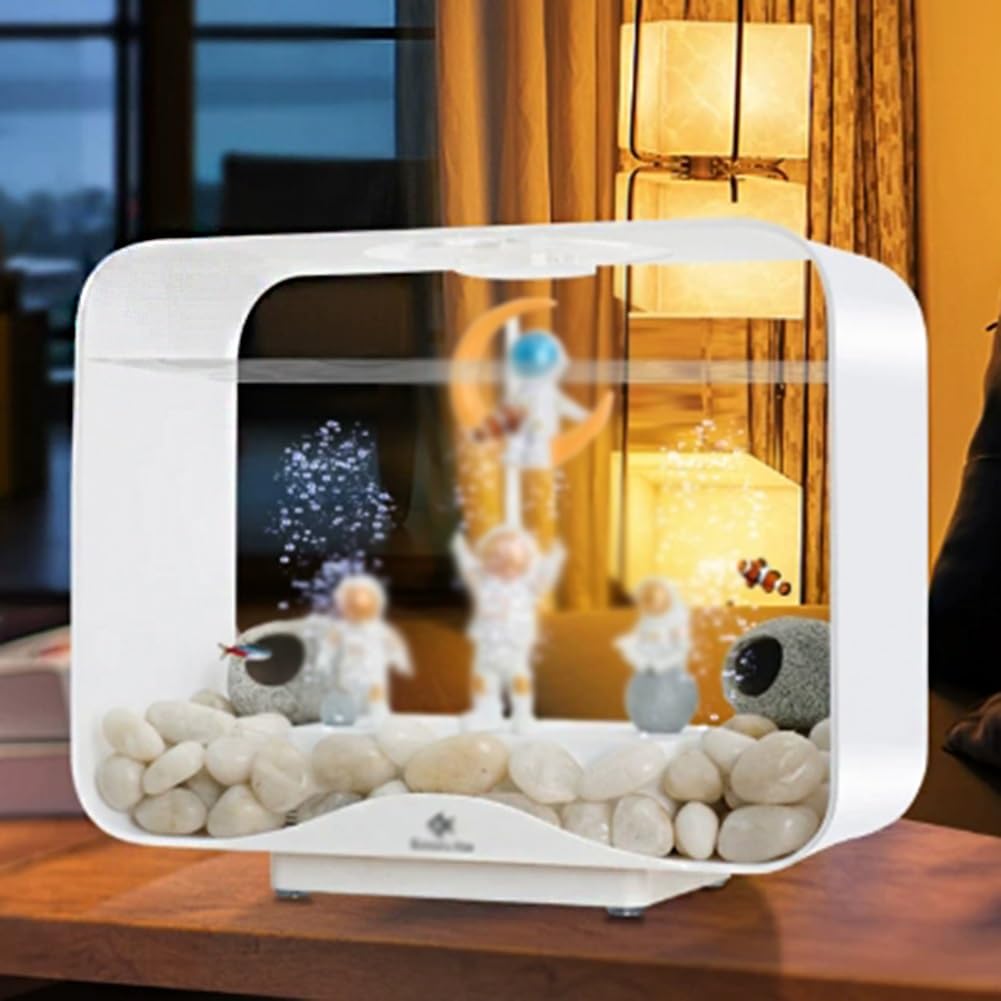 Acuario de Escritorio pequeño acrílico