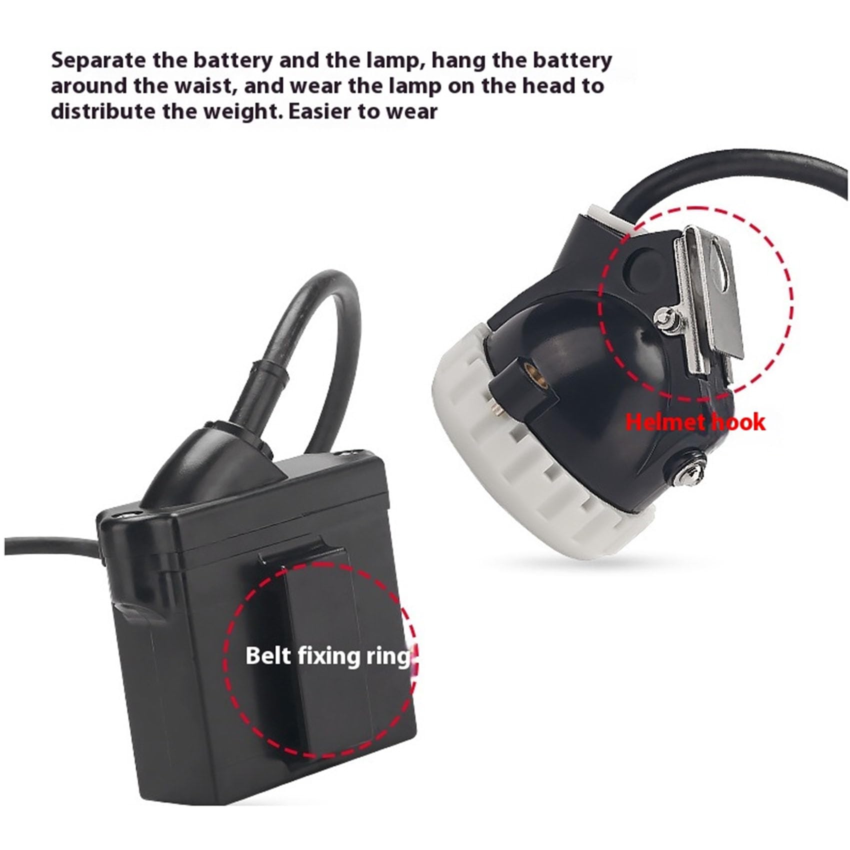 Linterna LED recargable impermeable a prueba de explosiones para minería de carbón subterráneo