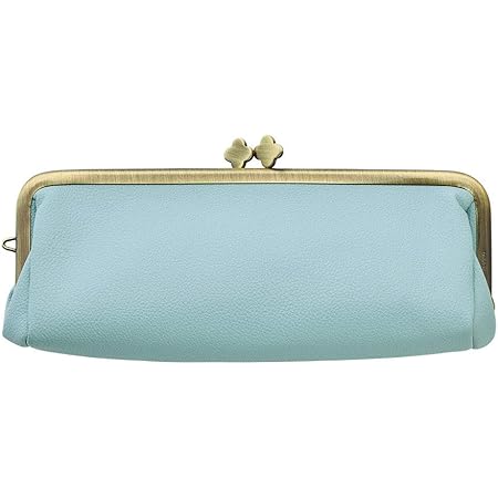 Amazon ミドリ ペンポーチ がま口 Pu 水色 文房具 オフィス用品 文房具 オフィス用品