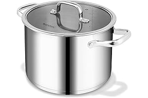 Premium Rorence 8 QT Stainless Steel Stock Pot: Unveil the Culinary Maestro Within