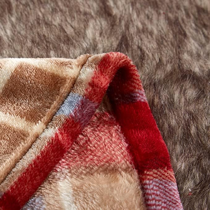 MERRYLIFE Throw Blanket Plaid| Ultra-Plush Soft Colorful | Decorative Couch Travel Love Urban Throw Blanket(40" 50", Love Urban) - Image 7