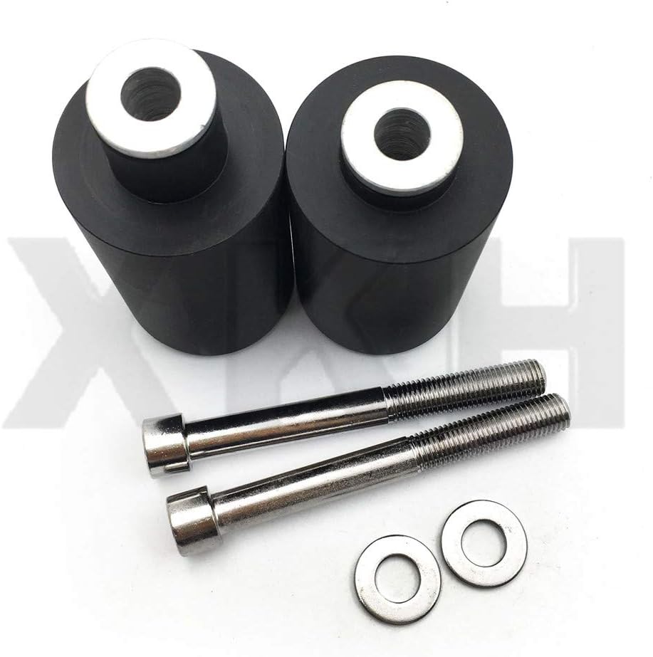 SMT-No Cut Frame Slider Crash Protector Compatible With 2007 2008 Suzuki Gsxr 1000 Gsx-R Black [B075VMVSG6]