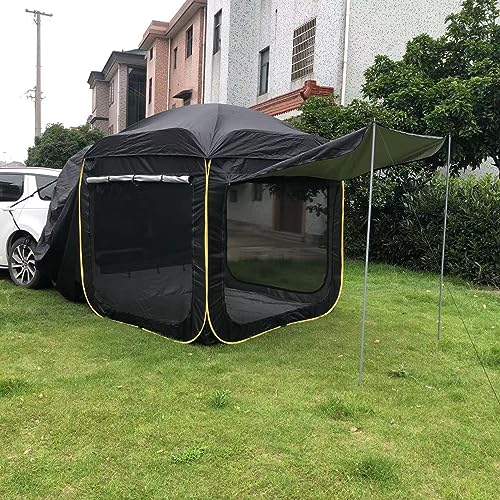 Tienda de campaña para portón Trasero de Coche para 4-6 Personas, Impermeable, para Exteriores, con mosquitera. Ideal para SUV, Furgonetas y Viajes por Carretera. Protección Solar. Fácil de Montar.