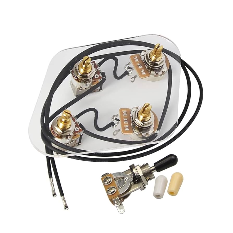 50s ワイヤーチェアーセット Amazon | エレキギターワイヤーハーネスセット配線済み、3ウェイ