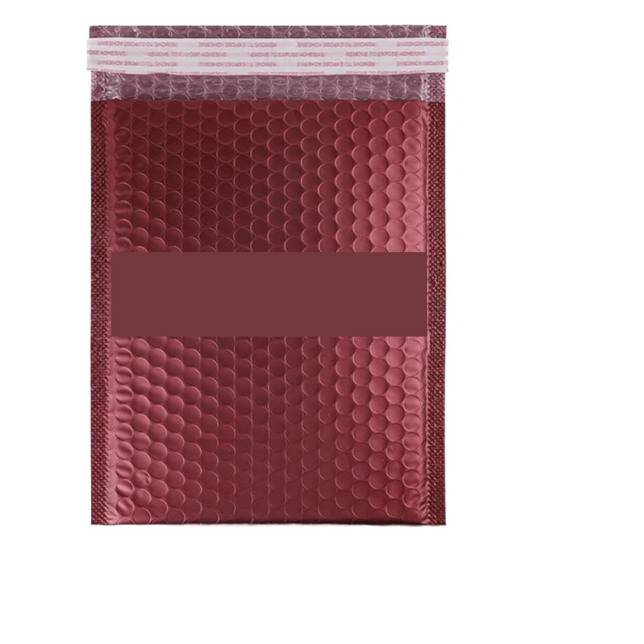 Self Sealing Bubble Cushion 30Pcs Holographic Bubble Mailer Mailing Envelope Thicken Protection Waterproof Padded Envelopes Pack Bag For Shipping(Wine red,18 * 23cm)