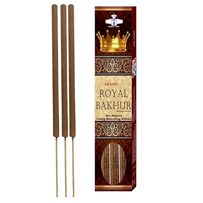 Royal Bakhoor Extra Large Long Burning Incense Stick/Agarbatti JumboGarden (56 Hours Burning