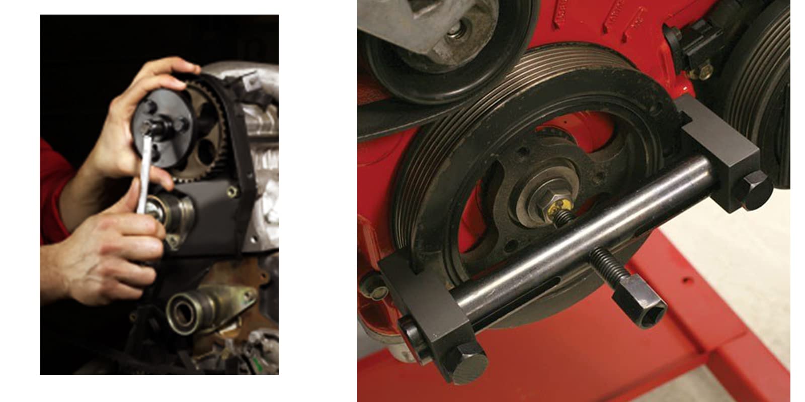 CLICLED Estrattore pulegge scanalate 40-168mm Albero Motore alternatore Regolabile