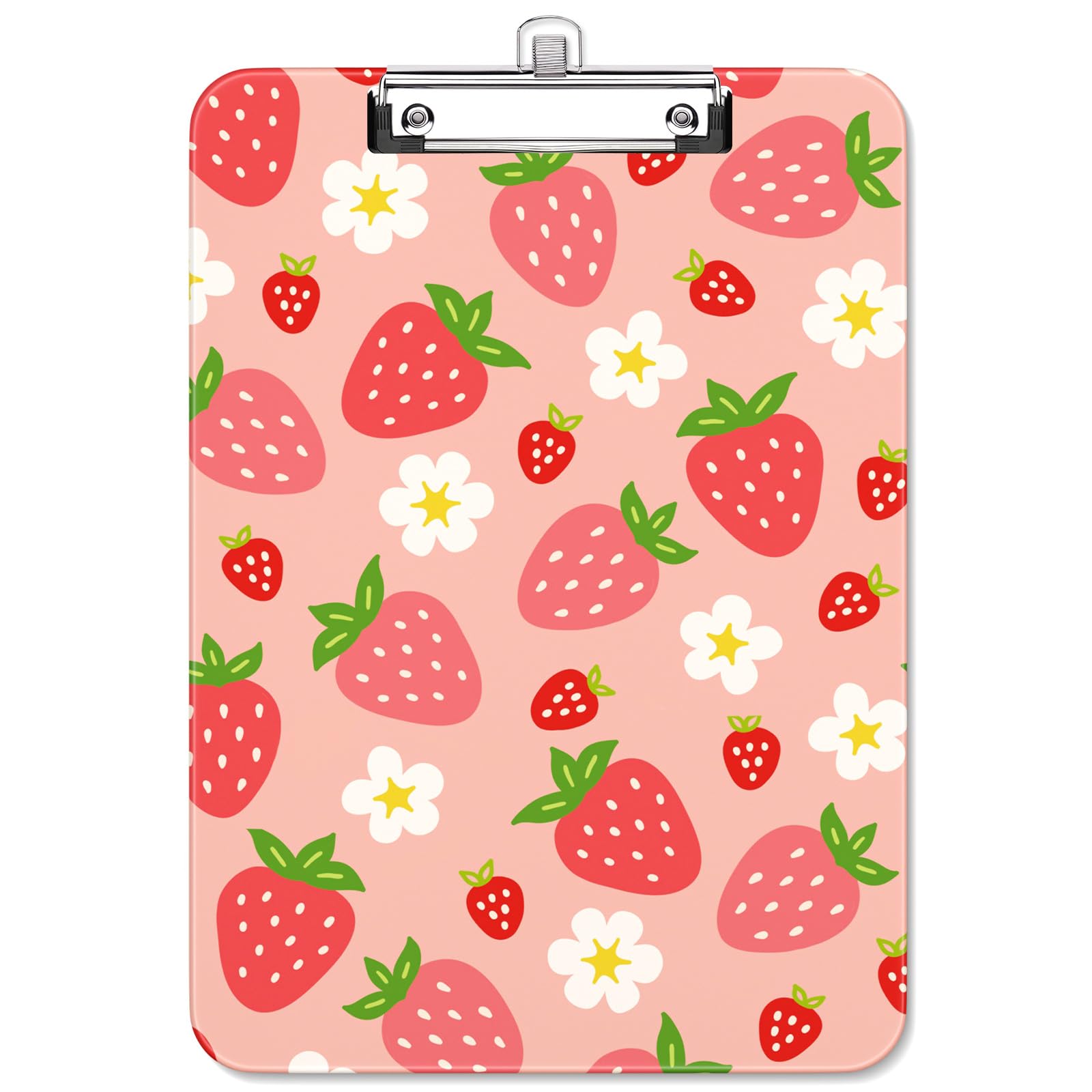 Stanploe Plastic Cute Clipboard with Pen Holder, 8.5 x 11'' Clip Board