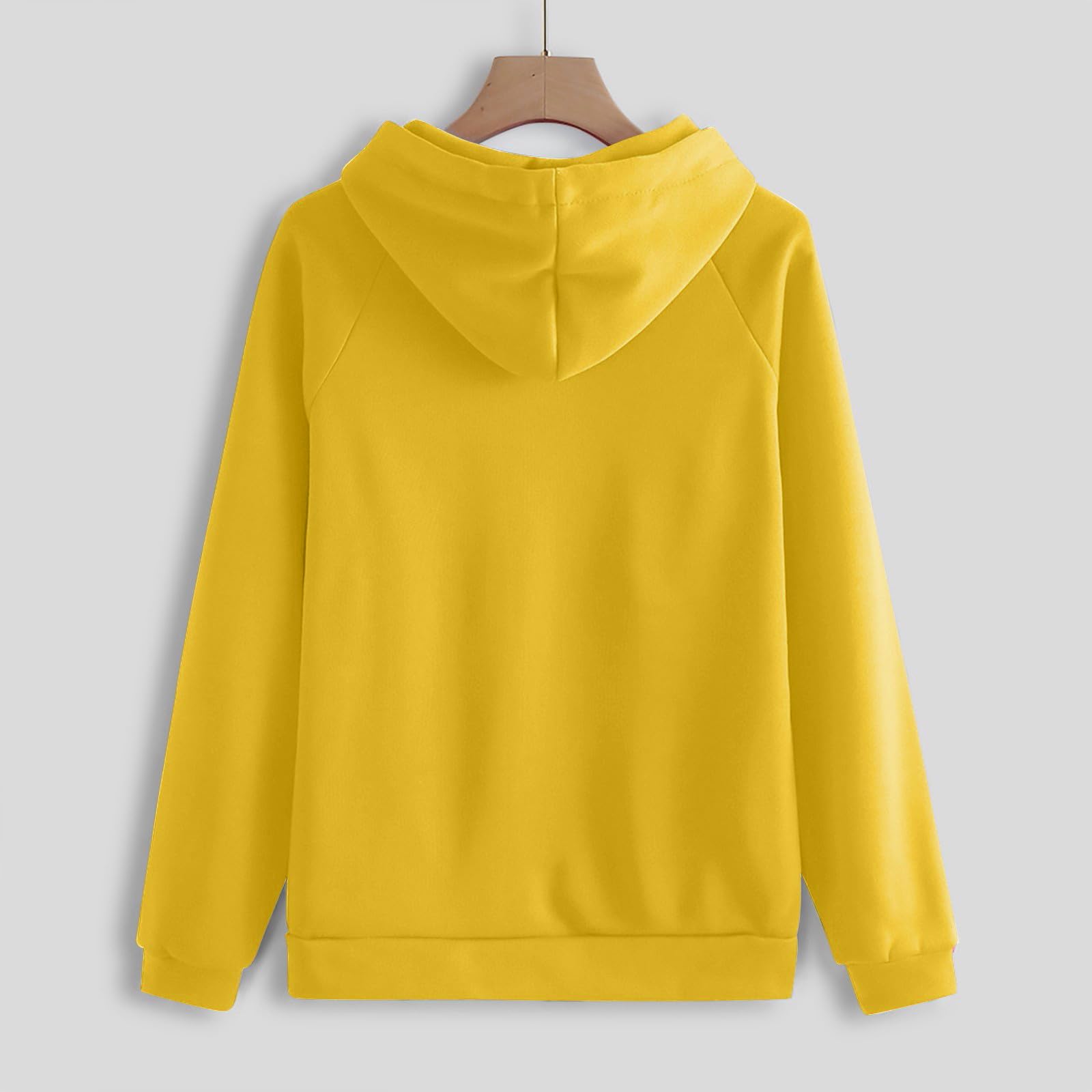 Sweat à capuche épais pour femme, surdimensionné, Y2K, S-2XL, vêtement de | Survêtement 2 pièces pour femme - Élégant - Coupe ample - Sweat à capuche en polaire - Couleur unie - Tenue de détente
