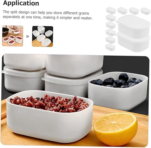 Miniatura 9 de Recipientes de almacenamiento de alimentos para alimentos crujientes para alimentos de cocina, organizador de refrigerador, frigorífico, compacto,