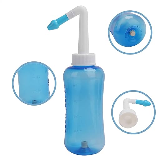 Miniatura 5 de MioCloth Cuidado de la nariz Enjuague Sinusal Botella Limpiador de Nariz Dispositivo de riego nasal Lavadora para limpiar los senos nasales,