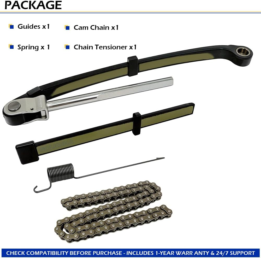 Cam Timing Chain and Guides Kit For Honda CRF100F NSF100 XL100S XR100 XR100R OEM#14550-116-000 14500-436-000 14401-436-003