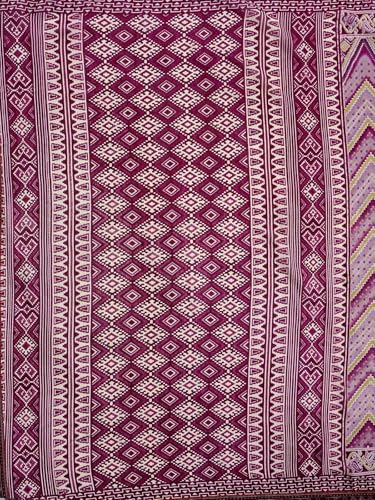 Image of SIRIL Women's Georgette Printed Saree with Unstitched Blouse Piece