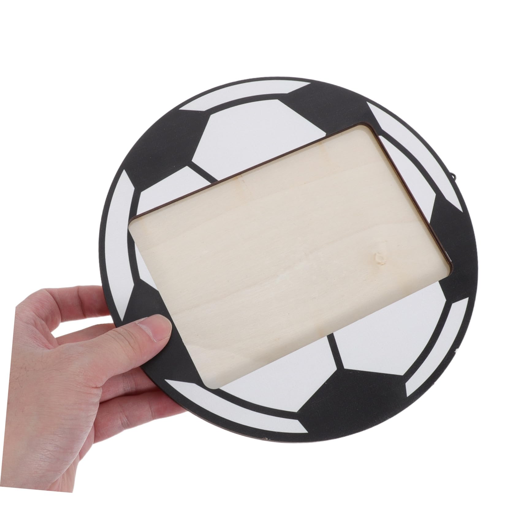 ibasenice 6 Piezas Marco de de Madera Soporte Resistente para Fútbol 6x4 Pulgadas con Diseño Deportivo Único, Versátil para Oficina y Hogar y Obsequio Adecuado
