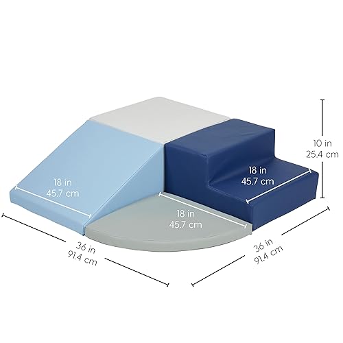 Miniatura 2 de SoftScape Escalador de Esquina para Tiempo de Juego de Niños Pequeños, estructura de juego activo para interiores para niños pequeños y niños