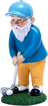 Yesness Fairy Gnome Garden Sculptures & Statues Outdoor,Golf Gnomes Ornament Statue Decor, Golf Figurine Decorations for Indoor Outdoor Lawn Patio Yard Decorations, Golf Sculptures Gift